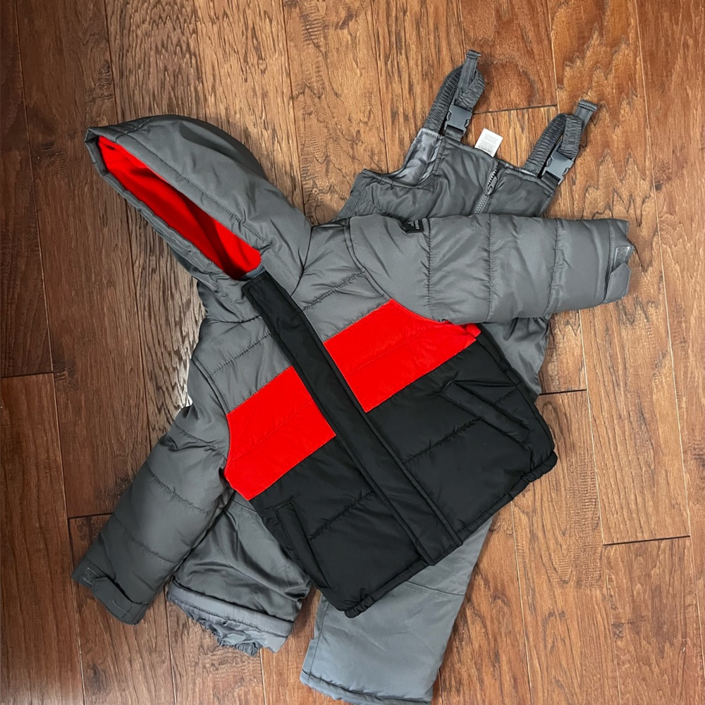 Carter's snowsuit and coat set